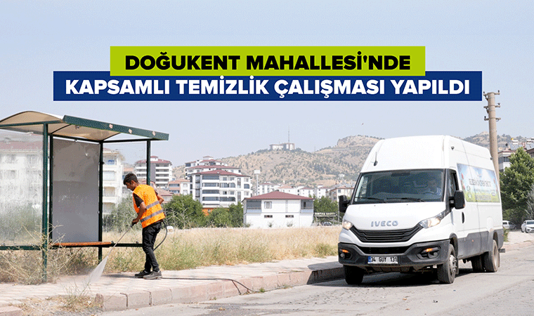 Doğukent'te temizlik seferbeliği