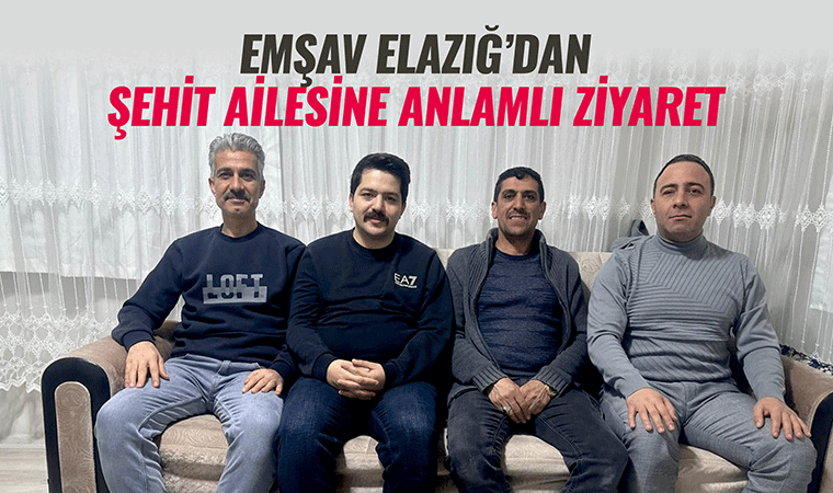 Şehit ailesine anlamlı ziyaret