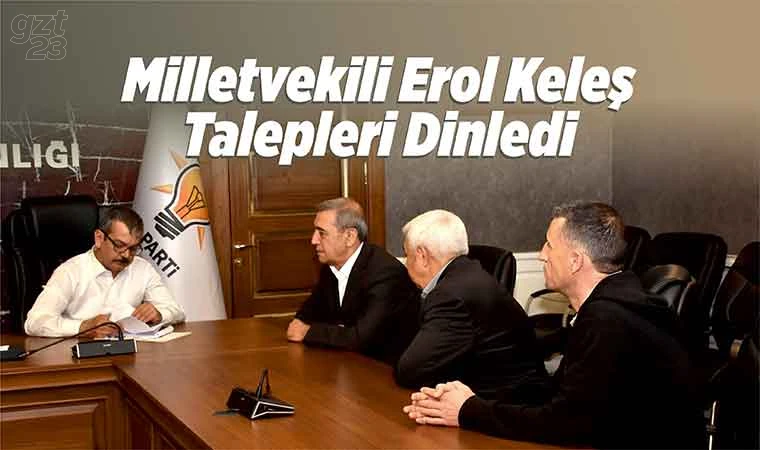 Vekil Keleş vatandaşlarla buluştu