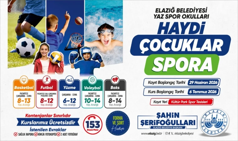 Haydi çocuklar spora