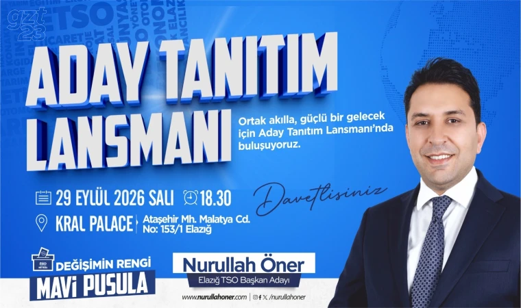 Öner’den lansman daveti