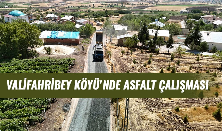 Kovancılar'da yol çalışmaları
