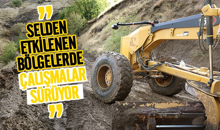 Sel hasarları gideriliyor