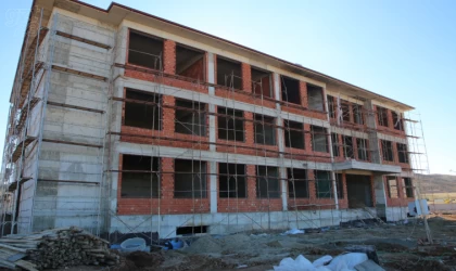 Elazığ Belediyesi tarafından inşa edilen okulda sona yaklaşılıyor