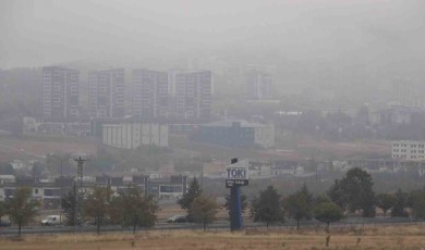 Elazığ’da sis etkili oldu