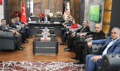 Halkbank yöneticilerinden Alan’a ziyaret