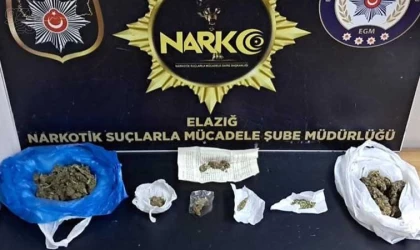 Elazığ’da uyuşturucu taciri 1 kişi tutuklandı
