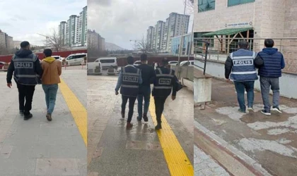 Hapis cezası olan 15 zanlı yakalandı