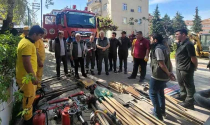 Elazığ’da orman yangınları ile mücadele eğitimleri sürüyor