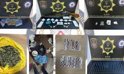 Elazığ’da uyuşturucuyla mücadele