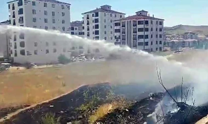 Elazığ’daki ot yangını söndürüldü