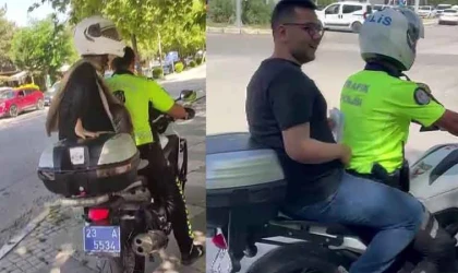 Geç kalanların yardımına polisler yetişti