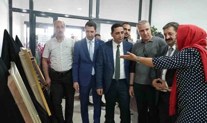 Kursiyerlerin ürünleri görücüye çıktı