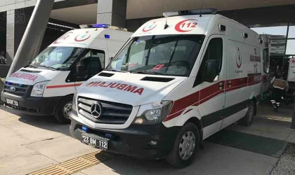 Elazığ’da zincirleme trafik kazası: 2 yaralı