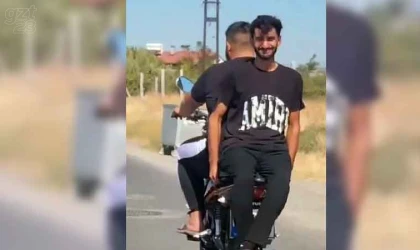 Elazığ’da tehlikeli yolculuk