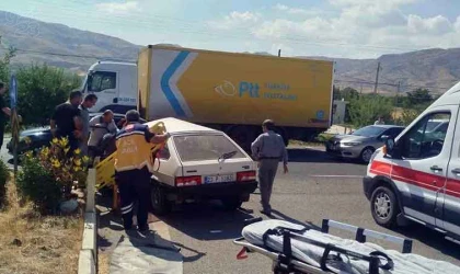 Elazığ’da trafik kazası: 1 yaralı