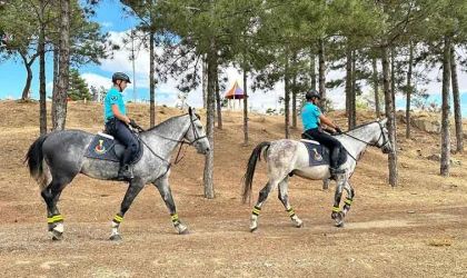 Elazığ’da atlı birlikler görev başında