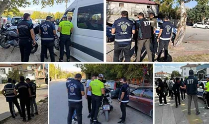 Elazığ’da polis ekipleri okul önü denetimlerine devam ediyor