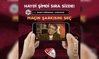 Gakgoş, maçın şarkısını taraftara soruyor