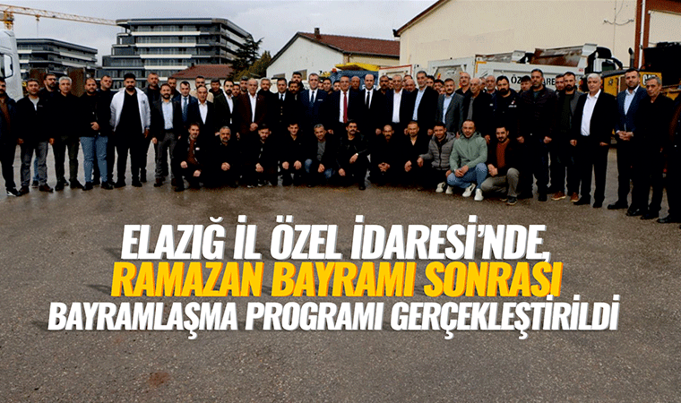 İl Özel İdare'de bayramlaşma töreni