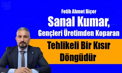 Biçer; 'Sanal kumar tehlikelidir'