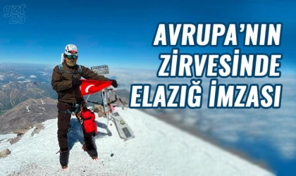 Elazığ’dan Avrupa’nın zirvesine