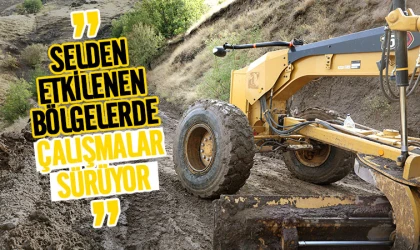 Sel hasarları gideriliyor